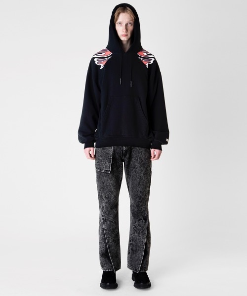 FORSOMEONE（フォーサムワン） パーカー FORSOMEONE TN WAVE HOODIE