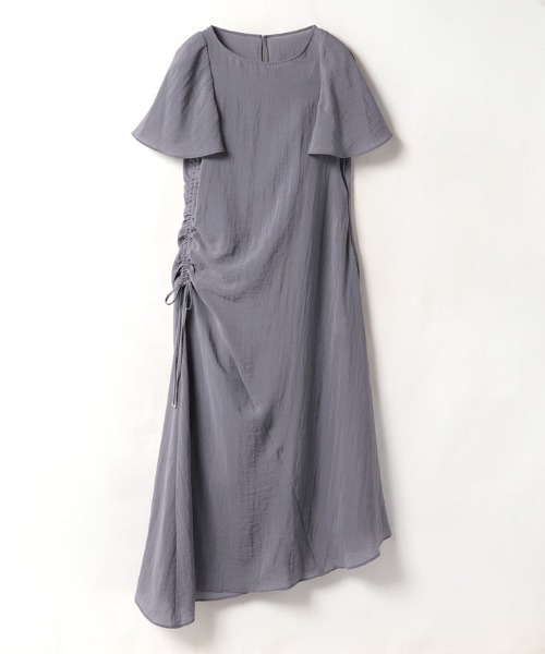 ○【新品未着用品】allureville ギャザーワンピース バックコンシャスキャミワンピース|allureville OFFICIAL SITE