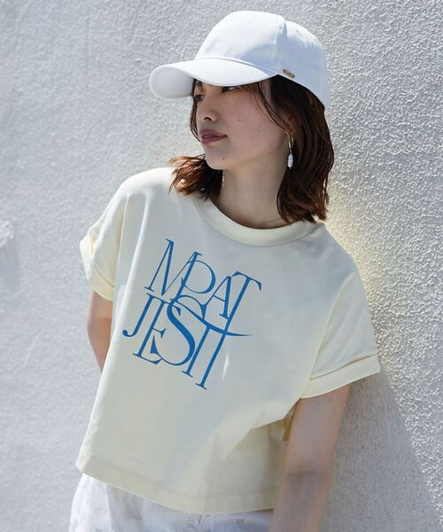 売れ筋商品|||マジェスティック Tシャツ レディース   MAJESTIC LEGON tシャツ リボンモチーフTシャツ レディース