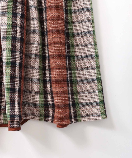 DRESSLAVE（ドレスレイブ） ワンピース slub check switching dress