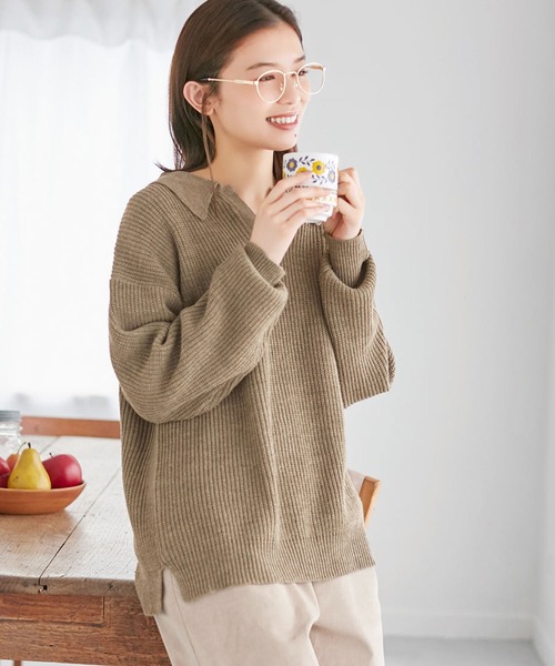 【洗える/美品】theoryluxe Bozz Viola Sweater 美品/洗える】セオリーリュクス Bozz Viola Sweater - メルカリ