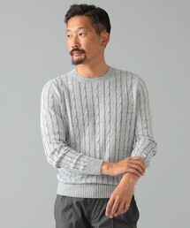 Gran Sasso グランサッソ クルーネック半袖ニット/PARICOLLO M/M