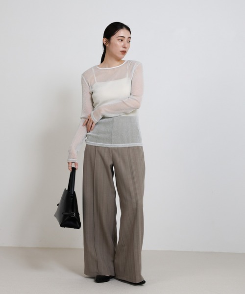 select MOCA（セレクトモカ） tシャツ ラメシアートップス レディース