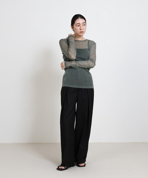 select MOCA（セレクトモカ） tシャツ ラメシアートップス レディース