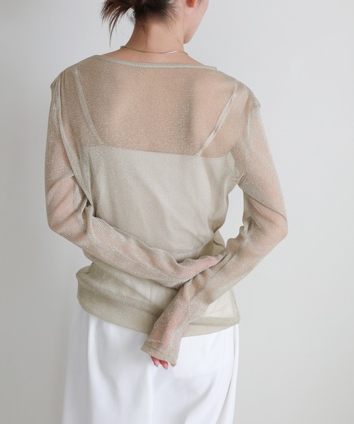 select MOCA（セレクトモカ） tシャツ ラメシアートップス レディース