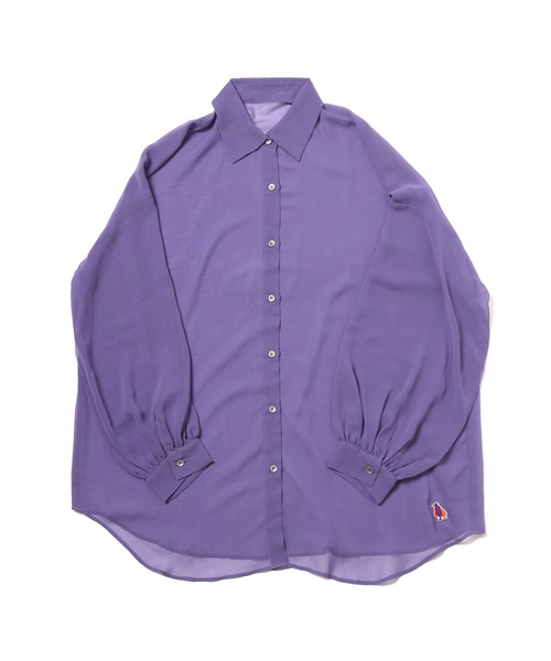 ブラウス シャツ RADIO EVA A177 EVANGELION Sheer Shirt レディース メンズ RADIO EVA ブラウス シャツ A177 EVANGELION Sheer Shirt