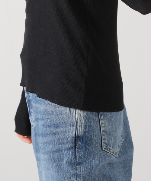 plage tシャツ Tシャツ whisper rib long レディース : ZOZOTOWN