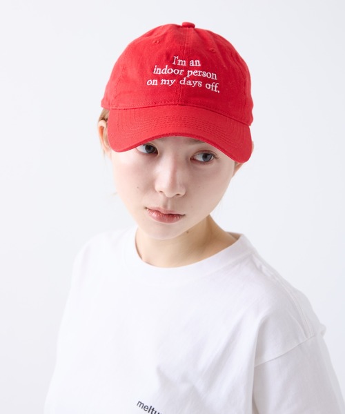 meltum キャップ 帽子 Embroidery Cap / エンブロイダリー