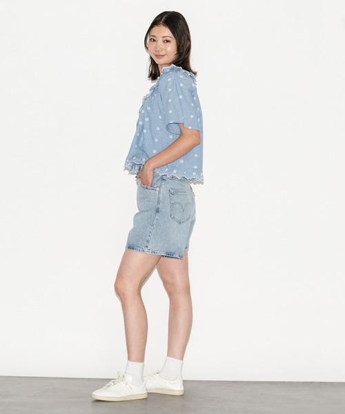 ブラウス シャツ 「Levi's」開襟シャツ レディース Levi's ブラウス シャツ Levi's/リーバイス ヨーク柄 レディース