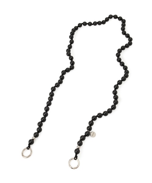 【値下げ中】UPBEADS for M WOOD IPHONE STRAP M TO R 「UPBEADS for M」WOOD IPHONE STRAP WITH SILVER BEADS
