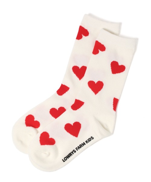 LOWRYS FARM（ローリーズファーム） 靴下 ハートガラソックス 130429