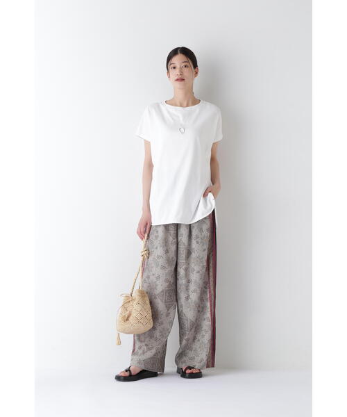 human woman tシャツ フレンチスリーブ天竺Tシャツ レディース