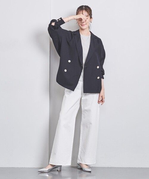 アウター ドルマンスリーブ ブラウス ジャケット (2) レディース  