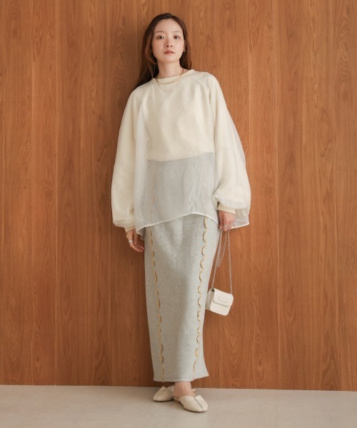 ビューティフル　ピープル　ニットスカート beautiful people（ビューティフルピープル）の「＜beautiful people