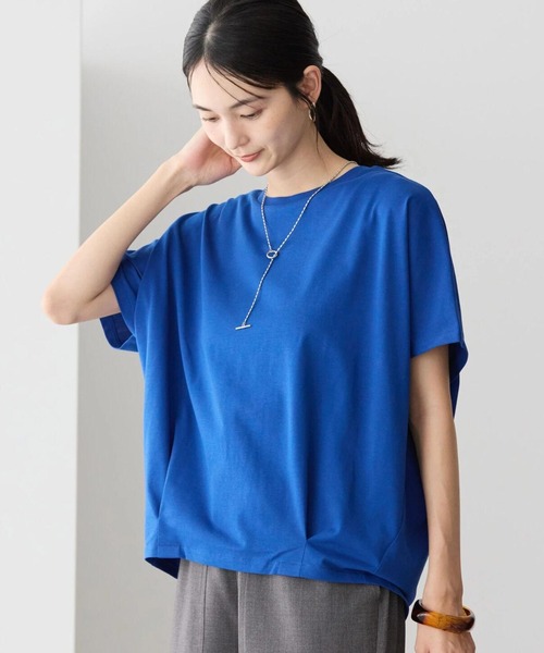 AMERICAN HOLIC tシャツ 接触冷感裾タックカットプルオーバー