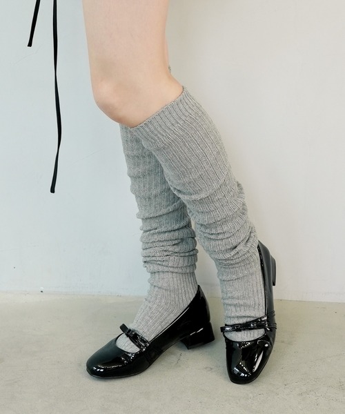 c.u.l 靴下 リブニーハイソックス cula925 レディース : ZOZOTOWN