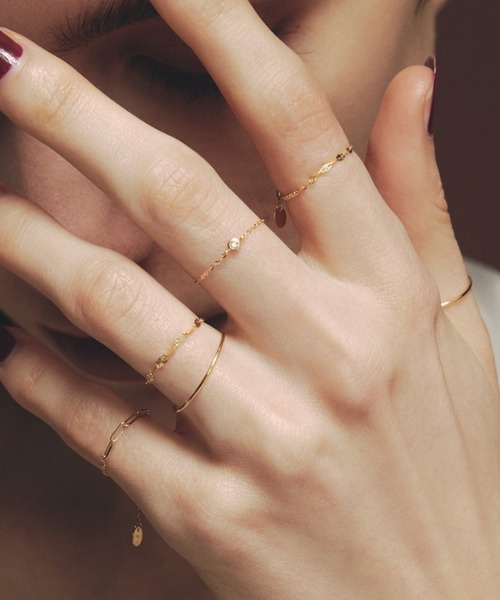 les bon bon】delight ring イエローゴールド 13号 delight ring – les