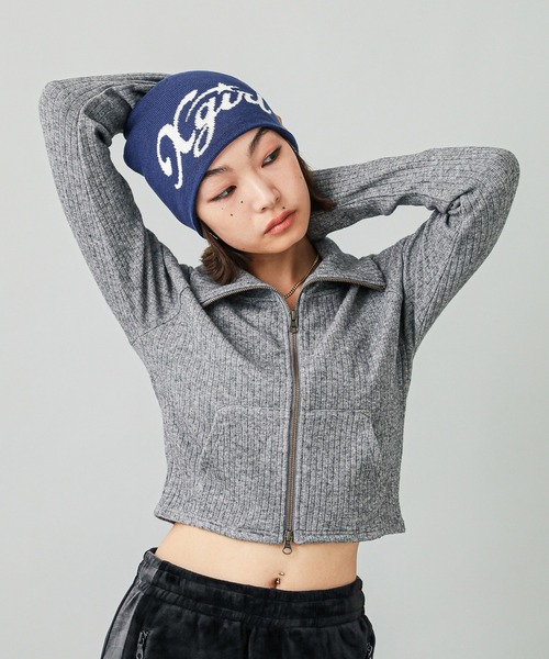 X-girl（エックスガール） tシャツ DOUBLE ZIP UP COMPACT CARDIGAN