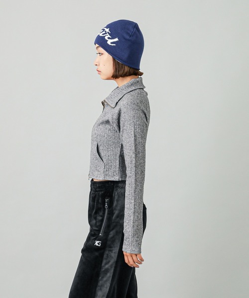 X-girl（エックスガール） tシャツ DOUBLE ZIP UP COMPACT CARDIGAN