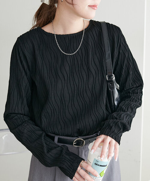 Discoat tシャツ 「新色追加！」立体ジャガードロングスリーブ