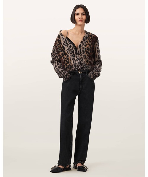 ALLSAINTS（オールセインツ） カーディガン WICK LEOPARD JACQUARD