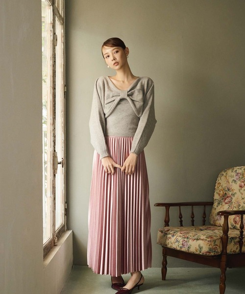 fifth（フィフス） ニット セーター リボンニットアンサンブル