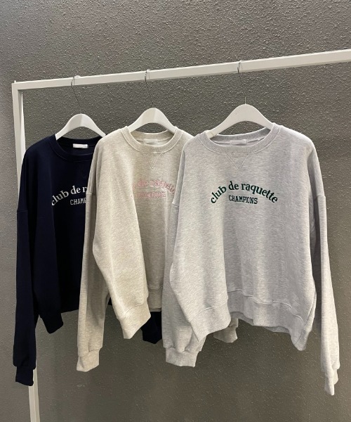 トレーナー スウェット オリジナル刺繍オーバーサイズスウェット レディース トレーナー スウェット 刺繍カラフルロゴスウェット レディース
