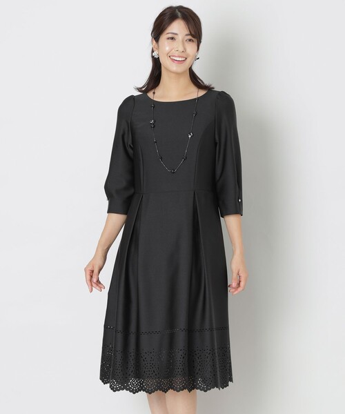 TO BE CHIC トゥービーシック タフタ生地 ワンピース TO BE CHIC ワンピース タフタヘムドット : ZOZOTOWN Yahoo!店
