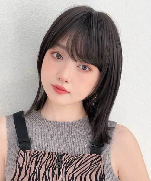 ウィッグ エクステ 「 ネオウルフレイヤー 」 レディース ミディアム ウィッグ エクステ 「 ネオウルフレイヤー 」 レディース ミディアム