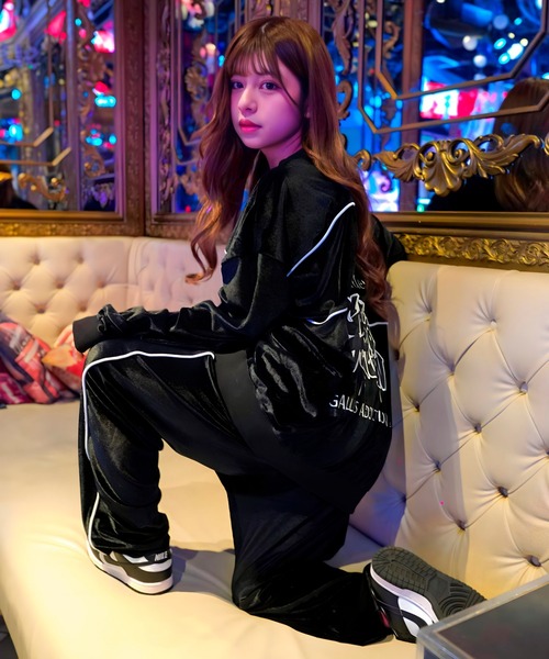 GA×GALFYチンピラ SETUP GALFY 元祖チンピラ SETUP BLACK ラメ / ロックファッション