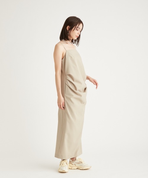 サイドタックキャミワンピース emmi ワンピース サイドタックキャミワンピース : ZOZOTOWN