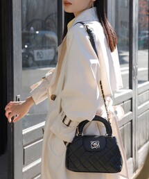 VIS ショルダーバッグ バッグ 「2WAY」変形ひねりキルティング