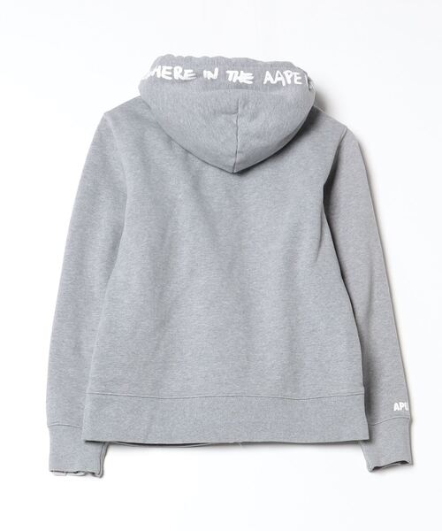 AAPE BY *A BATHING APE® ジップアップパーカー グレー