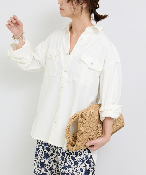 ブラウス シャツ LE DENIM ウエスタンシャツ レディース SLOBE IENA ブラウス シャツ LE DENIM ウエスタンシャツ