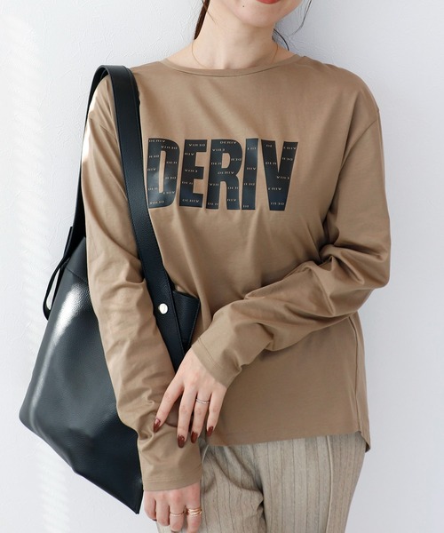 Jines（ジネス） tシャツ DERIVロゴロンT レディース : ZOZOTOWN