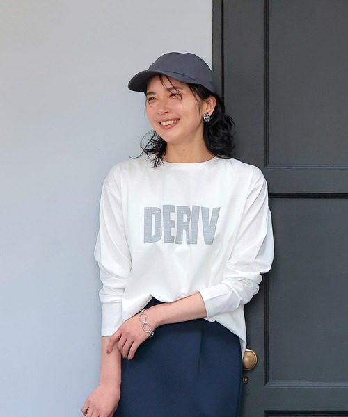 tシャツ DERIVロゴロンＴ レディース Jines tシャツ DERIVロゴロンT レディース : ZOZOTOWN Yahoo!店