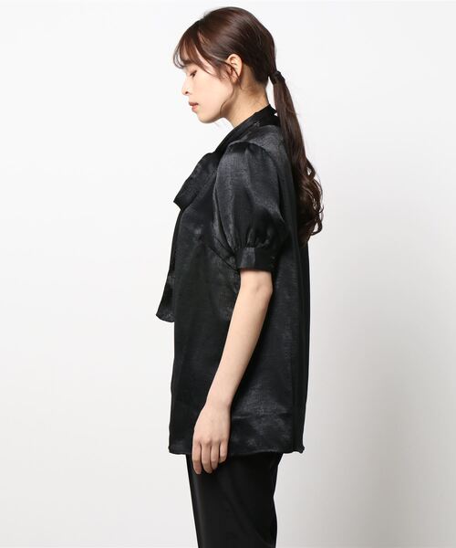「jouetie」 半袖チュニック MEDIUM ブラック レディース