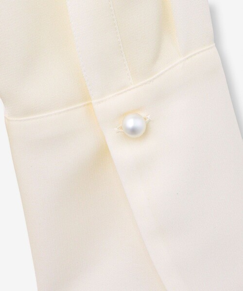 ルルウィルビー Loulou Willoughby 25SS ビッグカラーロングシャツ ブラウス 長袖 2 ホワイト 212510-13-280 /KH レディース LOULOU WILLOUGHBY（ルルウィルビー）の「【LOULOU WILLOUGHBY