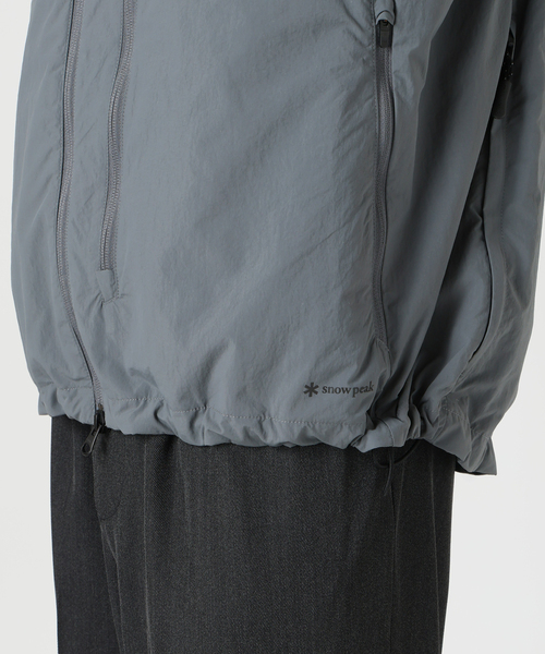 SNOWPEAK【M】スノーピーク別注Nylon Tussah VESTブラック SNOWPEAK / スノーピーク 別注 Nylon Tussah VEST（ベスト