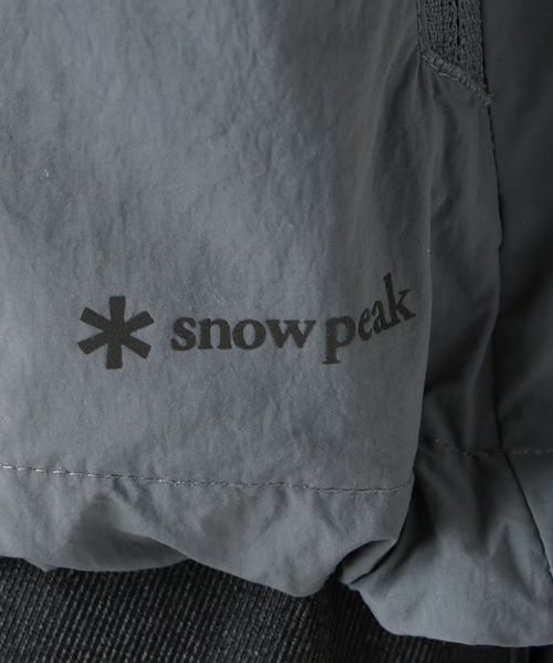 SNOWPEAK【M】スノーピーク別注Nylon Tussah VESTブラック JOURNAL STANDARD relume｜SNOWPEAK / スノーピーク 別注 Nylon