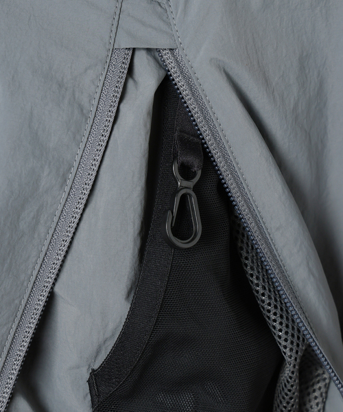 SNOWPEAK【M】スノーピーク別注Nylon Tussah VESTブラック SNOWPEAK / スノーピーク 別注 Nylon Tussah VEST（ベスト
