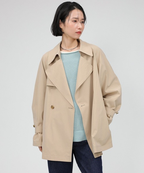 ○【新品未着用品】バビロン　トレンチコート BABYLONE｜ツイルショートトレンチコート | Rakuten Fashion