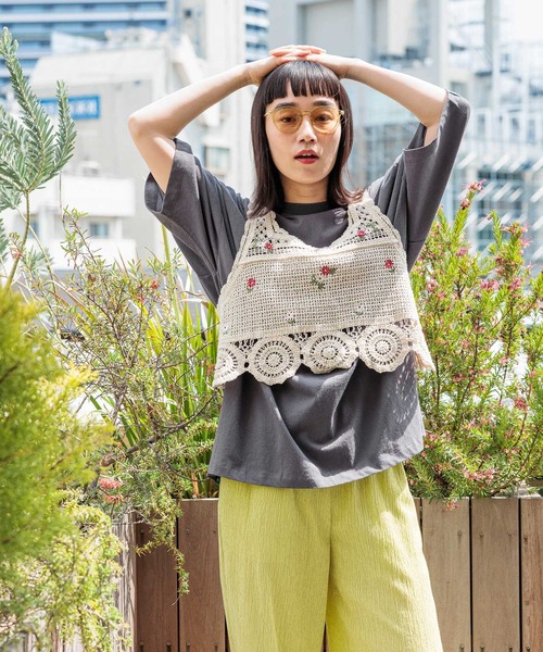 【新品未使用タグ付き】Niko and… フラワー刺繍クロシェキャミソール 楽天市場】フラワー刺繍クロシェキャミソール niko and