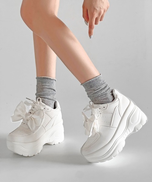 Shoes in Closet スニーカー 軽量厚底 2WAY ボリューム ビッグ