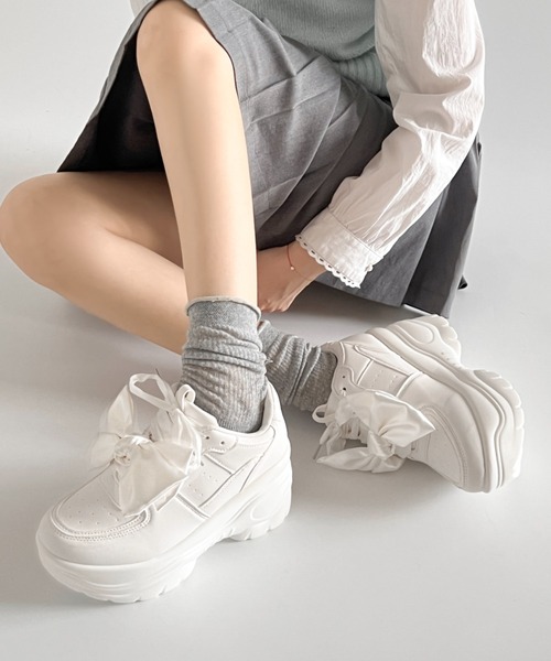 Shoes in Closet スニーカー 軽量厚底 2WAY ボリューム ビッグ