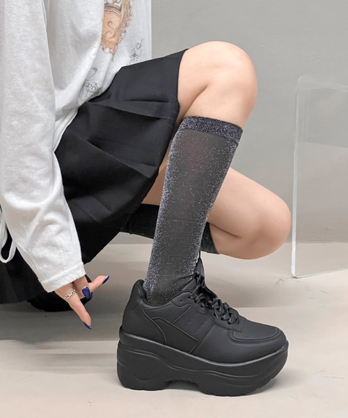 Shoes in Closet（シュークロ） スニーカー 軽量厚底 2WAY ボリューム