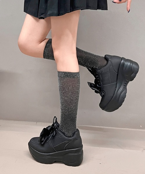 Shoes in Closet（シュークロ） スニーカー 軽量厚底 2WAY ボリューム