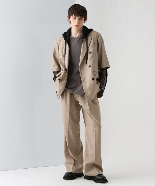 BEIGE メッシュパーカー org.jpg
