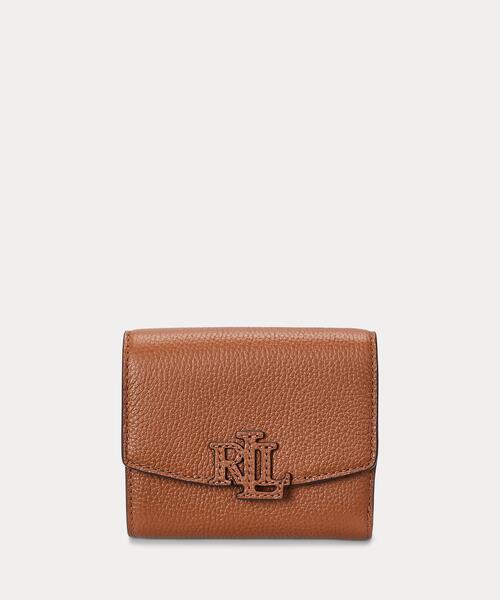 【Ralph Lauren】ペブルド スモール カメリン フラップ 財布 LAUREN RALPH 財布 ペブルド スモール Cameryn フラップ