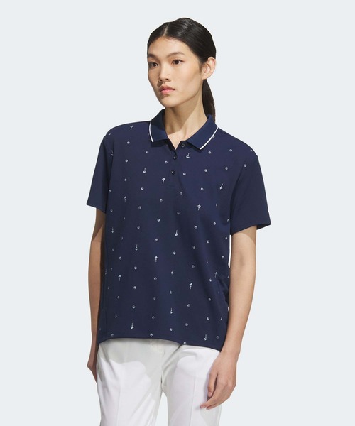 adidas（アディダス） ポロシャツ ポロ モノグラム 半袖ポロ「adidas
